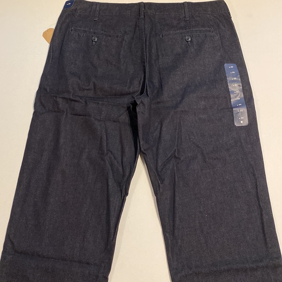 Lucky Brand SZ 33 Flat Front Trouser Style Denim Blue Pants New D37 - Picture 10 of 16